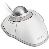 [아마존베스트]Kensington Orbit Trackball Mouse Ergonomic USB Mouse for PC, Mac and Windows with Scroll Ring, Ideal for Left and Right Handers, White/Silver (K72500WW)