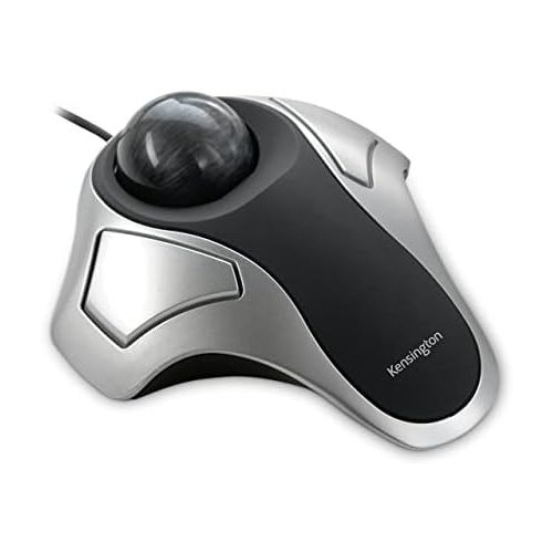  [아마존베스트]Kensington Orbit Optical Wired USB Trackball Mouse for PC and Mac - Silver and Black