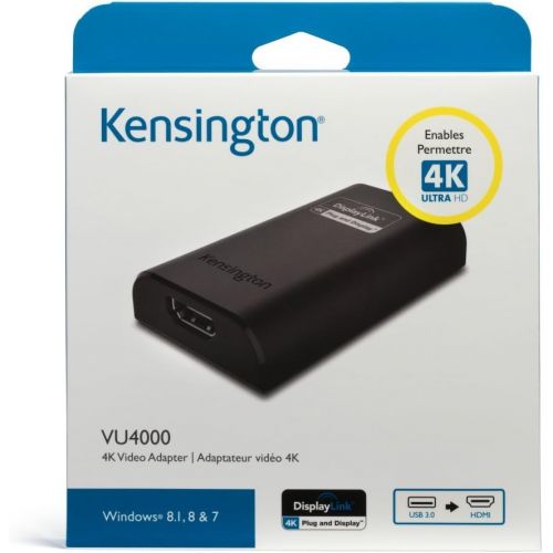  Kensington VU4000 USB 3.0 to HDMI 4K Video Adapter (K33988WW)