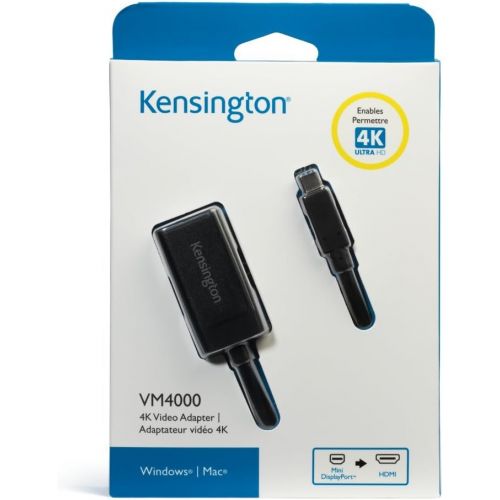  Kensington VU4000 USB 3.0 to HDMI 4K Video Adapter (K33988WW)