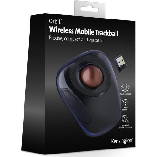  Kensington 72352 Orbit Wireless Trackball, BlackRed