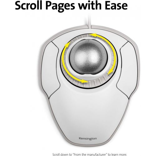  Kensington Orbit Trackball Mouse with Scroll Ring (K72337US)