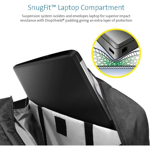  Kensington Contour Computer Backpack for 16 Laptops (K62238B)