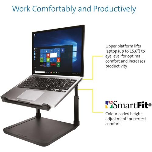  Kensington SmartFit Ergonomic Laptop Riser for up to 15.6-Inch Laptops (K52783WW)