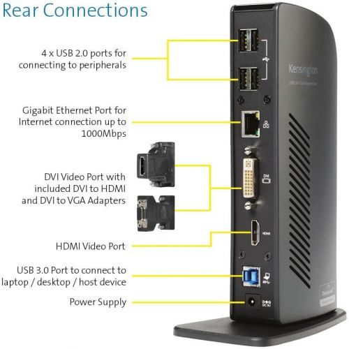  Accokensington KENSINGTON USB 3.0 DOCKING STATION