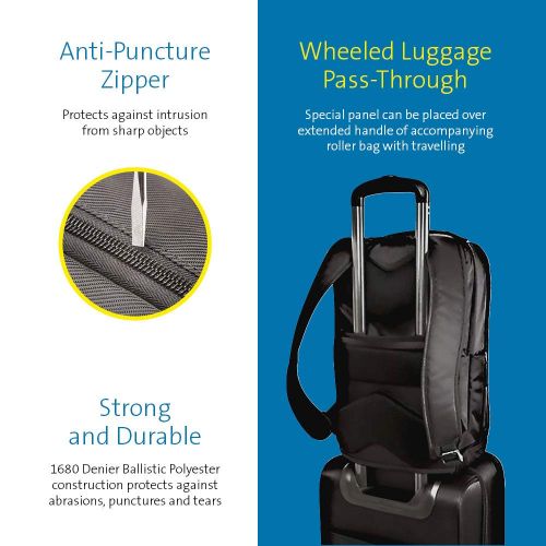  Kensington SecureTrek 15 Lockable Anti-Theft Laptop Backpack (K98617WW)