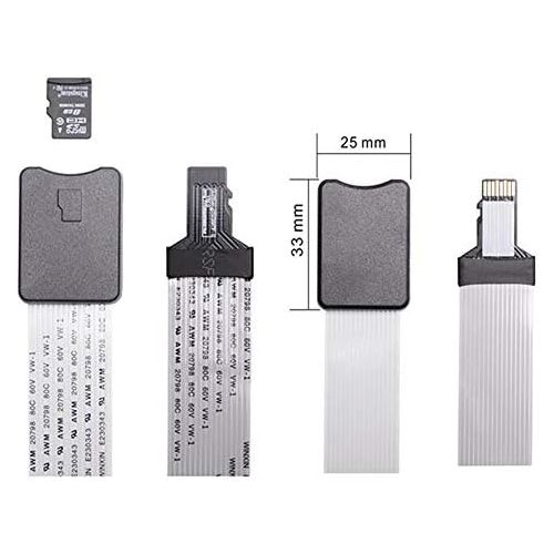  [아마존베스트]Kentop Micro SD to TF Card Extension Cable Adapter Flexible Extender for Car GPS