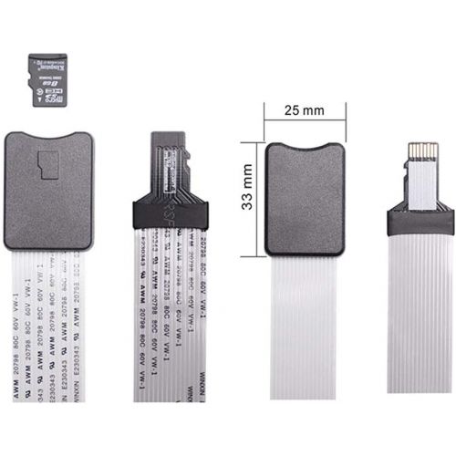  [아마존베스트]Kentop Micro SD to TF Card Extension Cable Adapter Flexible Extender for Car GPS