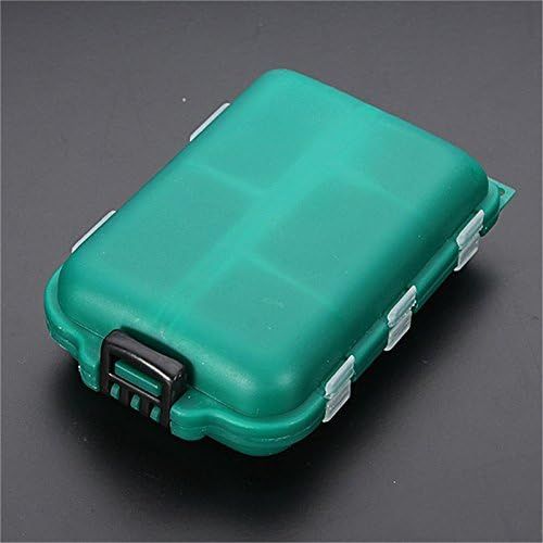  [아마존베스트]Kentop Pack of 2 fishing boxes, fishing boxes, fishing boxes, bait boxes, fishing hooks, fishing hooks, bait, small parts, accessories box.