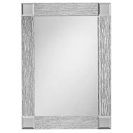 Kentwood Manufacturing Silver Cotswold Rectangle Wall Mirror - 24 X 34