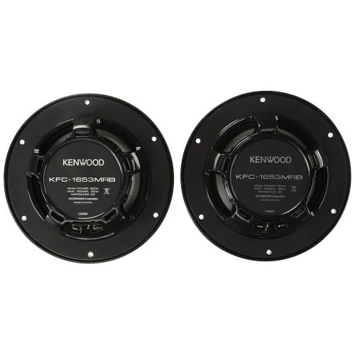  Kenwood Kfc-1653Mrw 6.5 Two-Way Marine Speakers, Pair