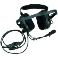 Kenwood KHS-10D-BH Noise-Reduction Headset with In-Line PTT (Black, Behind-the-Head)
