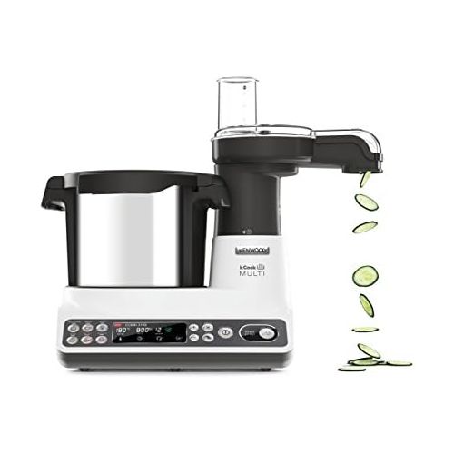  Kenwood Kcook Multi CCL401WHKuechenmaschine mit integriertem Zerkleinerer, weiss und schwarz