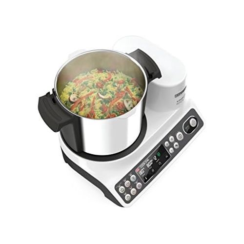  Kenwood Kcook Multi CCL401WHKuechenmaschine mit integriertem Zerkleinerer, weiss und schwarz