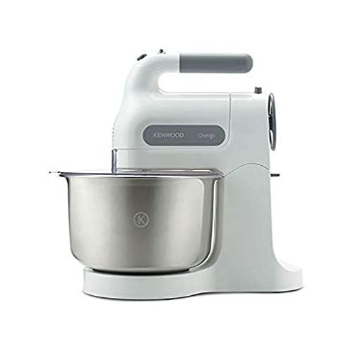 드롱기 Amazon Renewed Kenwood HM 680 Handmixer Chefette inkl. Edelstahl Ruehrschuessel, Ruehrstander, 350 Watt, 3 Liter, weiss