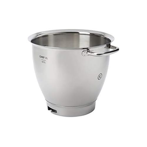  Kenwood KAT811SS Ruehrschuessel, 6,7 Liter Edelstahl-Schuessel TITANIUM XL SS BOWL, Kuechenmaschinen Zubehoer