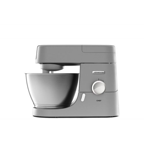  Kenwood Chef KVC 3110S  Kuechenmaschine, 4,6 l Edelstahl-Ruehrschuessel & 1,5 l Acryl-Mixaufsatz, multifunktionaler Kuechenhelfer, 1000 W, inkl. 3-teiligem Patisserie-Set, silber