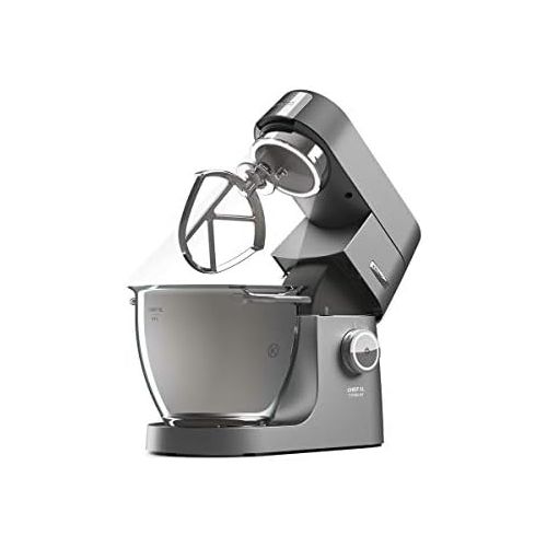  Kenwood Chef XL Titanium KVL8300S Kuechenmaschine, 1.700 W, 6,7 l Fuellmenge, 5-teiliges Patisserie-Set System Pro, Ruehrschuessel-Innenbeleuchtung