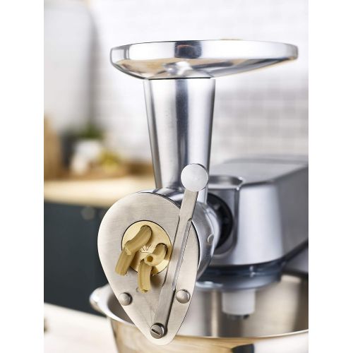  Kenwood KAX910ME Nudelpresse Pasta Fresca (mit Rigatoni-Teigwareneinsatz aus Bronze, Kuechenmaschinen-Zubehoer, Geeignet fuer alle Chef und kMix Kuechenmaschinen)