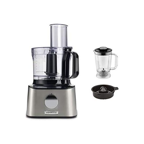  Kenwood FDM301SS Multifunktions-Kuechenmaschine Compact Edelstahl 2,1 L 800 W, 2.1 liters