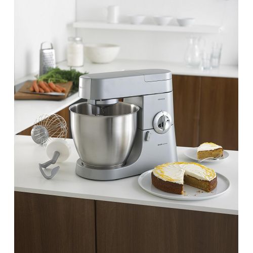  Kenwood kmm770gl + AT950Chef Premier Machina Pfannen und Fleischwolf, Silver