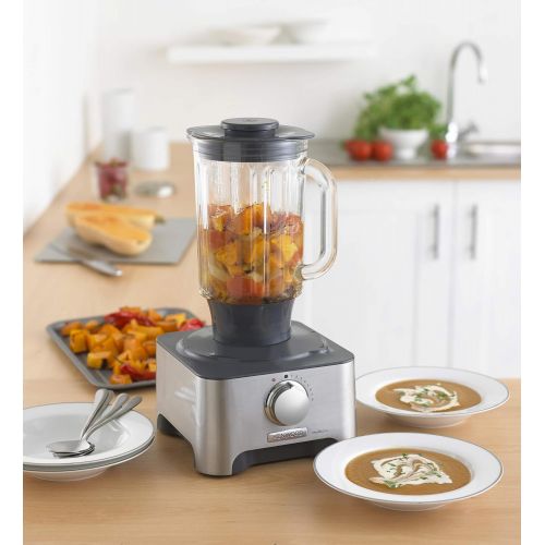  Kenwood FDM786BA Kuechenmaschine (Pyrex Gratis, 1000 W, 3 l) silber