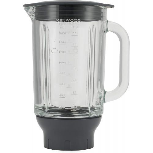  Kenwood KAH358GL Glas-Mixaufsatz (crushen, mixen, heisse Suppen, Kuechenmaschinen-Zubehoer, Geeignet fuer alle Chef Kuechenmaschinen)