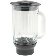 Kenwood AT 358 ThermoResist Glas-Mixaufsatz , 1,6 Liter / Grau