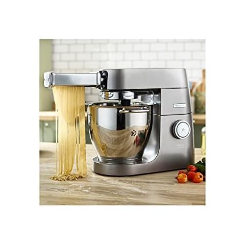  Besuchen Sie den Kenwood-Store Kenwood KAX984ME Spaghetti Pasta Schneidaufsatz (Kuechenmaschinen-Zubehoer, Geeignet fuer alle Chef und kMix Kuechenmaschinen, Edelstahl)