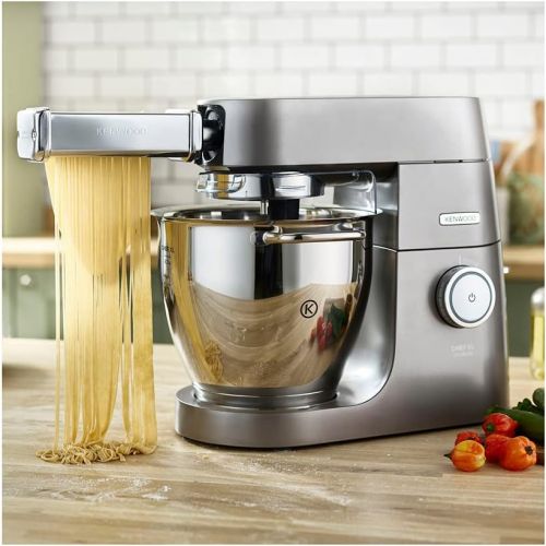  Besuchen Sie den Kenwood-Store Kenwood KAX984ME Spaghetti Pasta Schneidaufsatz (Kuechenmaschinen-Zubehoer, Geeignet fuer alle Chef und kMix Kuechenmaschinen, Edelstahl)