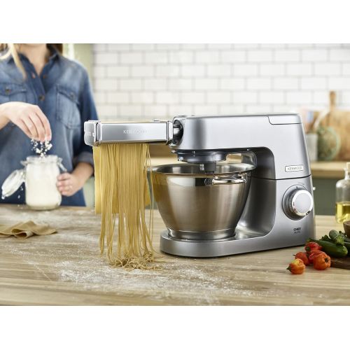  Besuchen Sie den Kenwood-Store Kenwood KAX984ME Spaghetti Pasta Schneidaufsatz (Kuechenmaschinen-Zubehoer, Geeignet fuer alle Chef und kMix Kuechenmaschinen, Edelstahl)