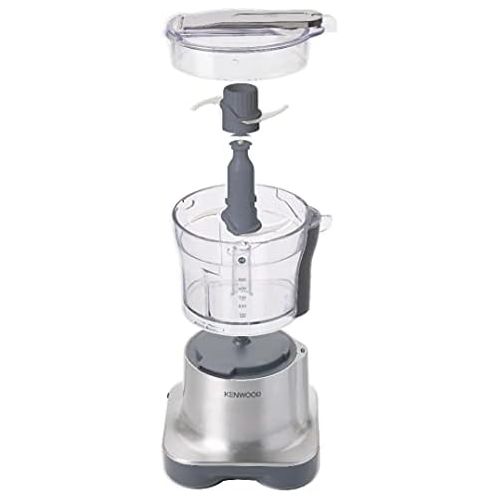  De’Longhi Kenwood CH 250 Quadblade Zerkleinerer vier Messersystem (500 W, 0,5 l) silber