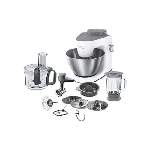  Kenwood KHH323 WH Multione Kuechenmaschine, Edelstahl, 4.3 liters, Weiss