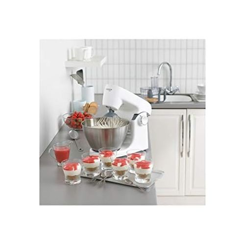  Kenwood KHH323 WH Multione Kuechenmaschine, Edelstahl, 4.3 liters, Weiss