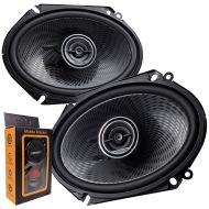 Pair of Kenwood 6x8 360W 2-Way Coaxial Car Audio Speakers | (2 Speakers) + Extra