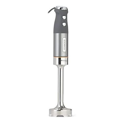  Kenwood HDM802 SI Stabmixer | Puerierstab mit 1.000 W Leistung | Triblade 3-Fluegel-Messer fuer schnelleres Puerieren | Inkl. Schneebesen, Mixbecher und Kartoffelstampfer | Ideal fuer S