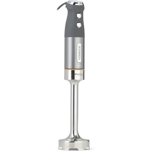  Kenwood HDM802 SI Stabmixer | Puerierstab mit 1.000 W Leistung | Triblade 3-Fluegel-Messer fuer schnelleres Puerieren | Inkl. Schneebesen, Mixbecher und Kartoffelstampfer | Ideal fuer S