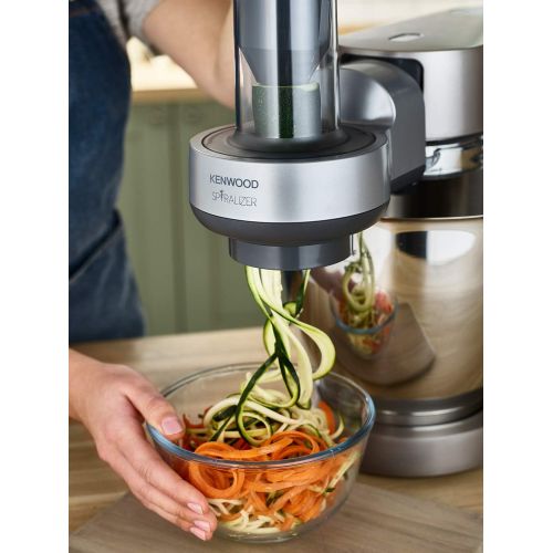  Kenwood KAX700PL Spiralschneider | Kuechenmaschinen Zubehoer | Geeignet fuer alle Chef und kMix Kuechenmaschinen