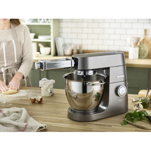  Kenwood KAX980ME Lasagne Pasta Schneidaufsatz (Kuechenmaschinen-Zubehoer, Geeignet fuer alle Chef und kMix Kuechenmaschinen, Edelstahl)