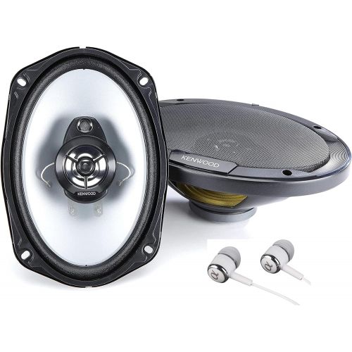  [아마존베스트]Kenwood KFC-1666S 300 Watts 6.5 2-Way Car Coaxial Speakers with Sound Field Enhancer - Pair