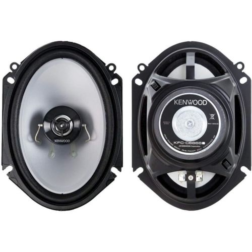  [아마존베스트]Kenwood KFCC6866S 6x8 2Way 250 Watt Car Stereo Speakers - Pair