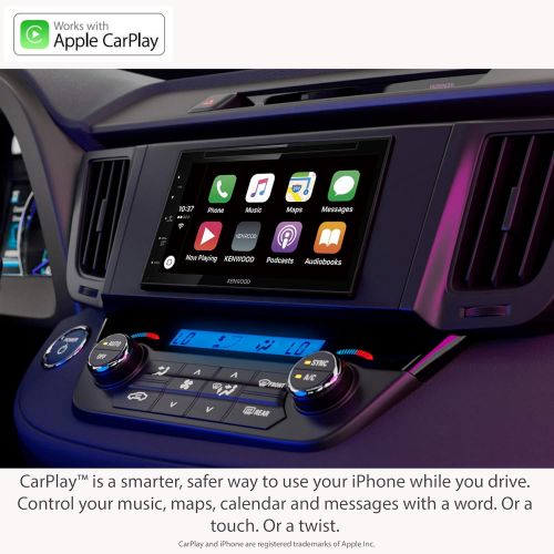  [아마존베스트]Kenwood DDX5707S 6.8 Digital Media Receiver with Apple CarPlay and Android Auto