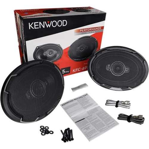  Kenwood KFC 6996PS 6 x 9 Inch 5 Way Car Speakers 650W Maximum Power Handling