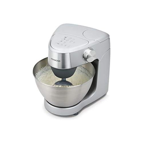  [아마존베스트]Kenwood Prospero+ KHC29.P0SI Food Processor, 4.3 L Stainless Steel Bowl, 1000 Watt, incl. 3 Piece Patisserie Set, Shredder, Glass Mixing Attachment, Meat Mincer, Juicer and Splash