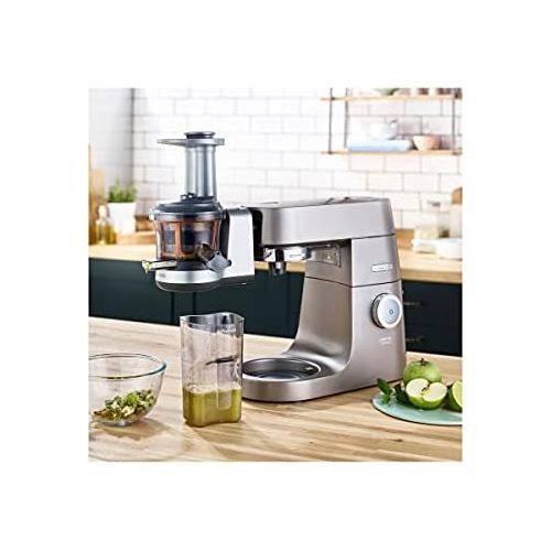 드롱기 [아마존베스트]De’Longhi Kenwood Slow Juicer KAX720PL Accessories for Kenwood Food Processors, Electric Juicer with 400 ml Juice Container and Anti-Drip Function