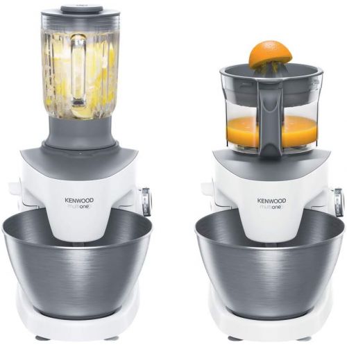  Kenwood KHH323 WH Multione Food Processor, Stainless Steel, 4.3 Litre, White