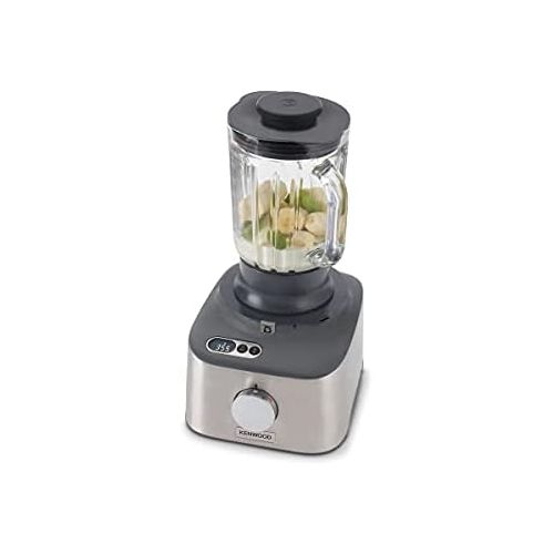  Kenwood FDM301SS Multipro Compact Food Processor, Powerful Kitchen Gadget with 2.1L Container, Acrylic Mixer, Double Whisk, Metal Housing