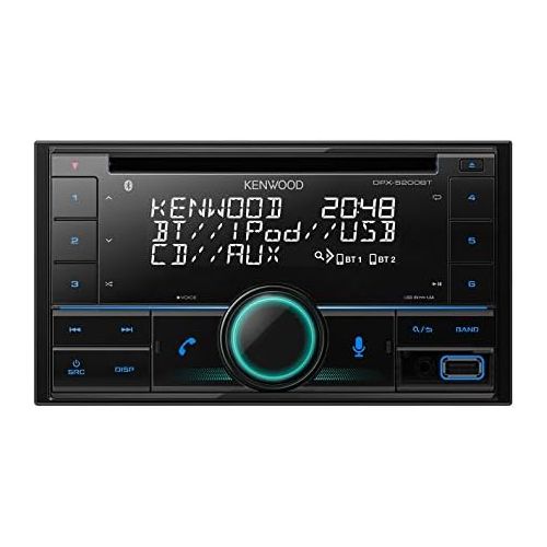  [아마존베스트]-Service-Informationen Kenwood DPX-5200BT 2-DIN CD Car Radio with Bluetooth Hands-Free Kit (Alexa Built-in, USB, AUX-In, High Performance Tuner, Spotify Control, Sound Processor, 4 x 50 Watt, Variable Bu