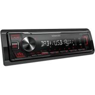 [아마존베스트]-Service-Informationen Kenwood KMM-DAB307 - USB Car Radio with DAB+/FM (Sound Processor, USB, AUX, 4 x 50 Watt, Button Lighting Red, Includes DAB+ Antenna)