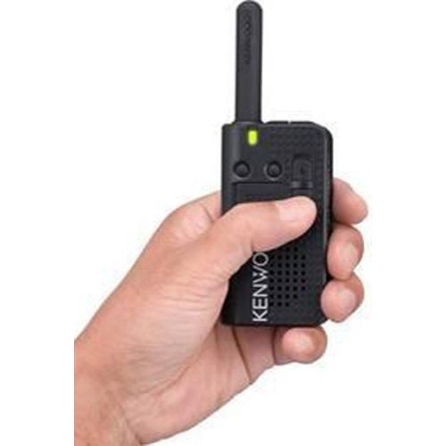  Kenwood PKT-23 ProTalk LT Pocket-Sized UHF FM Two-Way Radio, 1.5 Watts Transmit Power, 4 Channels, 39-QT168-DQT Coded Squelch, Frequency Range 451-470 MHz, Scan Function, 2 PF Key